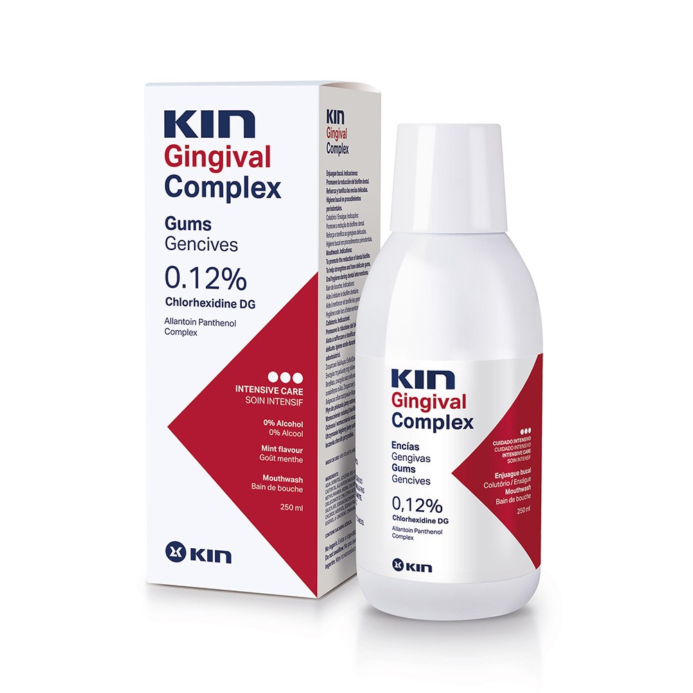 KIN Gingival burnos skalavimo skystis 250 ml