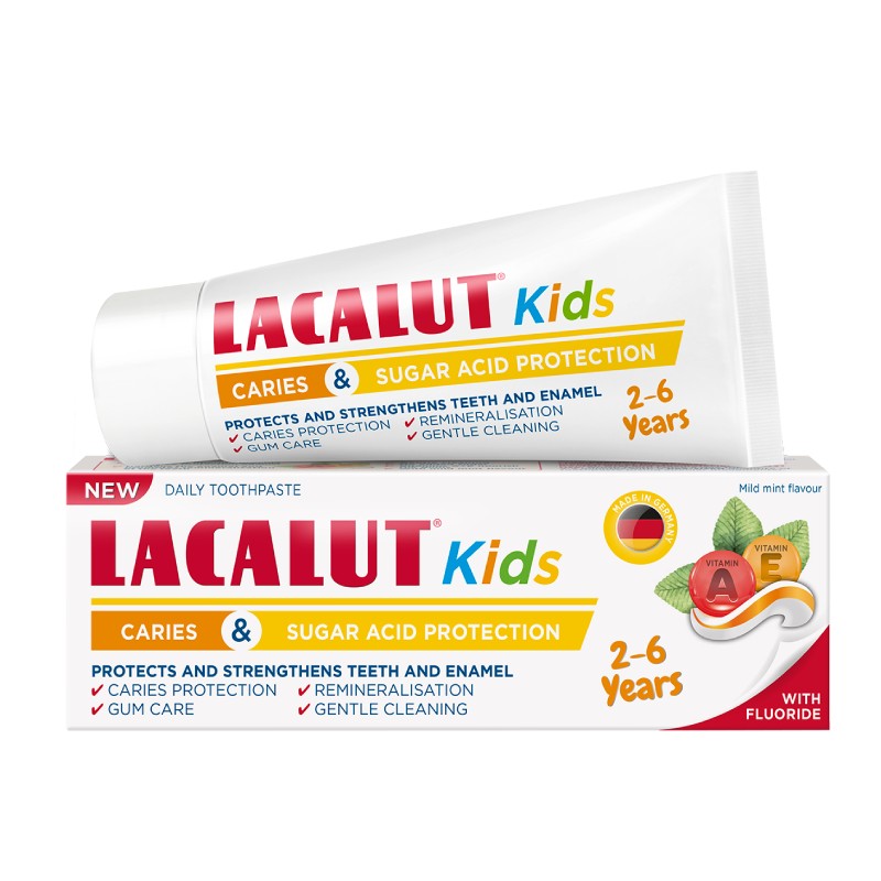 LACALUT Kids dantų pasta 2-6 metų 55 ml