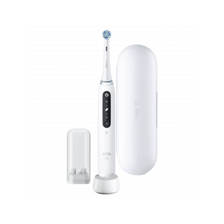 Oral-B | Electric Toothbrush | iO5 | Rechargeable | For adults | Number of brush heads included 1 | Number of teeth brushing modes 5 | Quite White|iO5 Quite White