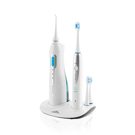 ETA | Oral care centre  (sonic toothbrush+oral irrigator) | ETA 2707 90000 | Rechargeable | For adults | Number of brush heads included 3 | Number of teeth brushing modes 3 | Sonic technology | White|ETA270790000