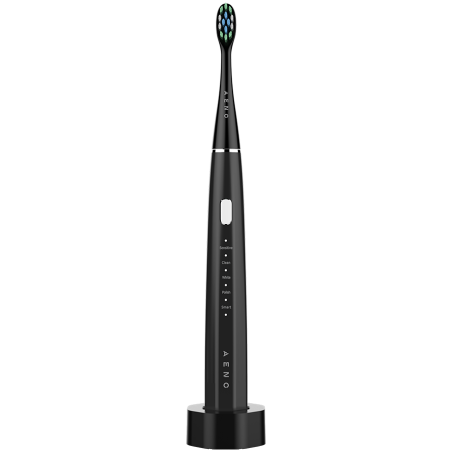 AENO SMART Sonic Electric toothbrush, DB2S: Black, 4modes +8 smart, wireless charging, 46000rpm, 90 days without charging, IPX7|ADB0002S