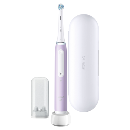 Oral-B | Electric Toothbrush | iO4 | Rechargeable | For adults | Number of brush heads included 1 | Number of teeth brushing modes 4 | Lavender|iO4 Lavender