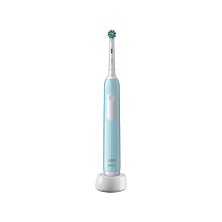 Oral-B | Electric Toothbrush | Pro Series 1 Cross Action | Rechargeable | For adults | Number of brush heads included 1 | Number of teeth brushing modes 3 | Caribbean Blue|Pro1 Caribbean Blue