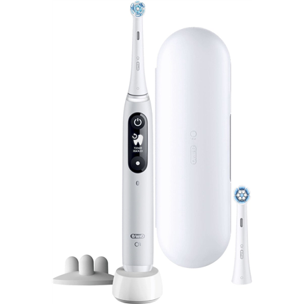 Oral-B Electric Toothbrush | iO6 | Rechargeable | For adults | Number of brush heads included 1 | Number of teeth brushing modes 5 | White|iO6s White