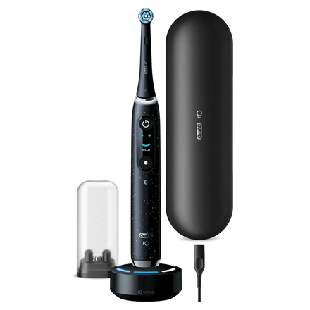 Oral-B | Electric Toothbrush | iO10 Series | Rechargeable | For adults | Number of brush heads included 1 | Number of teeth brushing modes 7 | Cosmic Black|iO10 Cosmic Black