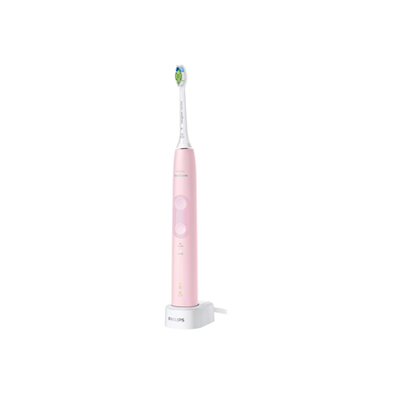 Philips Electric Toothbrush | HX6836/24 | Rechargeable | For adults | Number of brush heads included 1 | Number of teeth brushing modes 2 | Pastel pink|HX6836/24