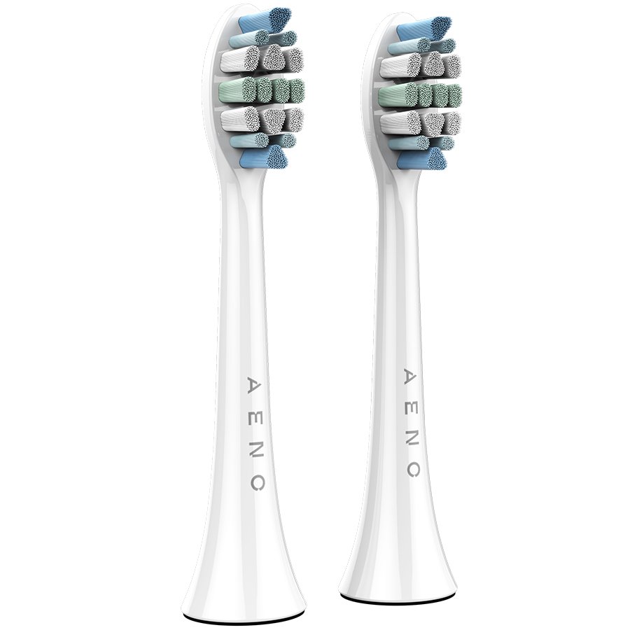 AENO Replacement toothbrush heads, White, Dupont bristles