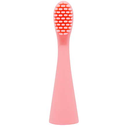 MARCUS&MARCUS daugkartinio naudojimo silikoninio dantų šepetėlio galvutė PINK