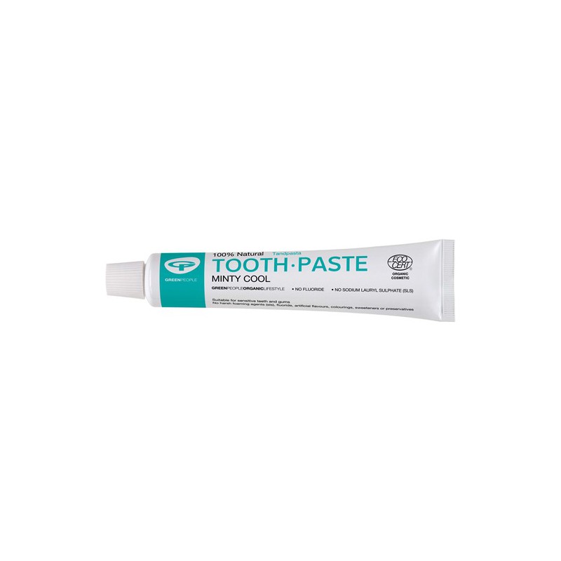 Mėtų gaivinanti dantų pasta GREEN PEOPLE, 50 ml