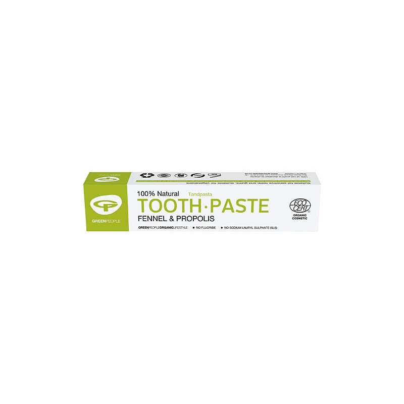 Pankolių ir propolio dantų pasta GREEN PEOPLE, 50ml