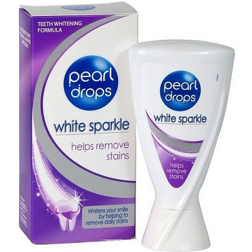 Pearl Drops White Sparkle Toothpaste Dantų balinimo priemonė, 50ml
