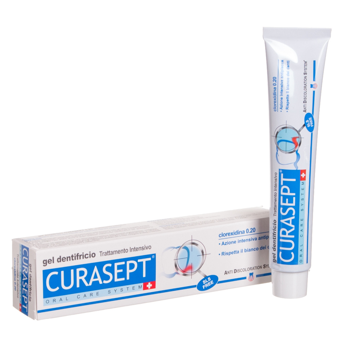 CURASEPT ADS 720, dantų pasta su 0,20 % chlorheksidino, 75 ml