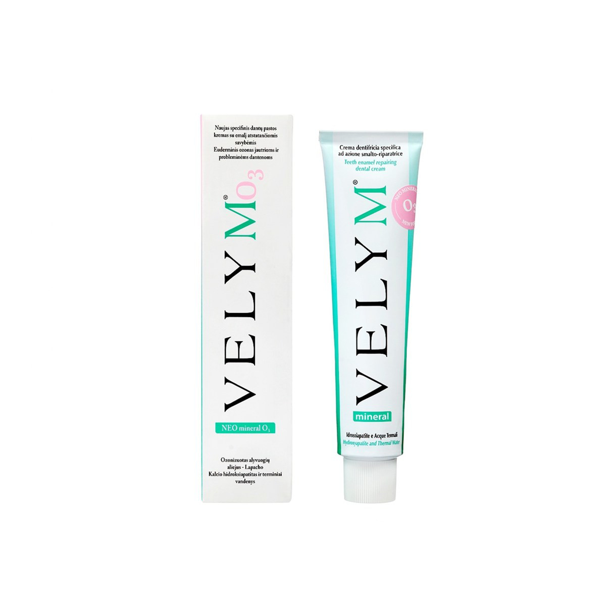 VELYM MINERAL, dantų kremas, 75 ml