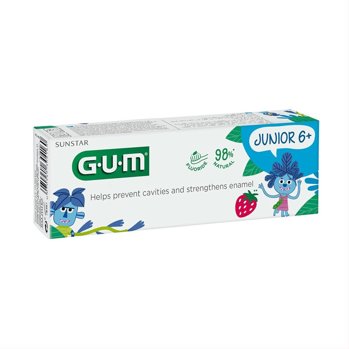 GUM PENGUIN JUNIOR 6+, dantų pasta vaikams, 50 ml