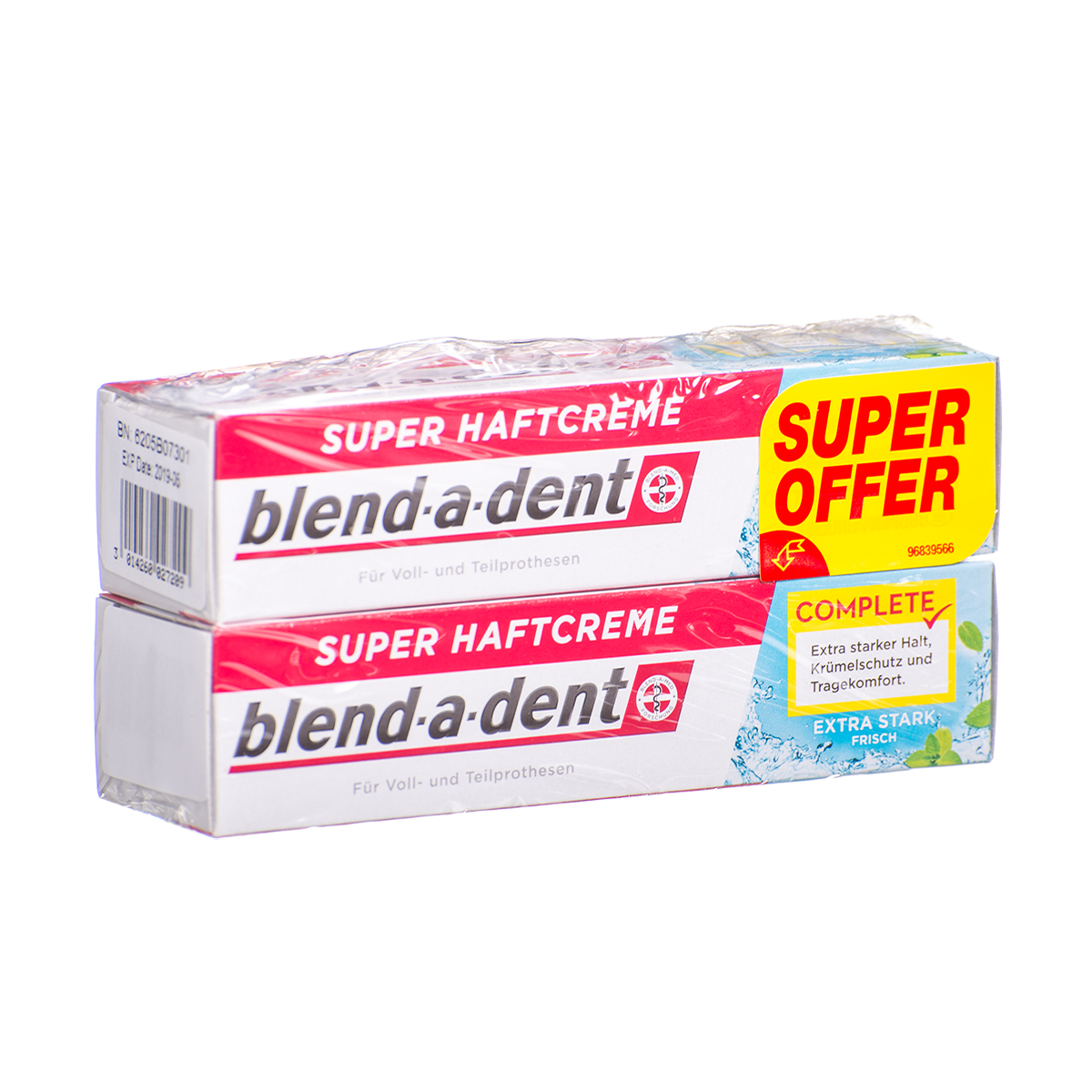BLEND-A-DENT FRESH, burnos dantų protezų lipnus kremas, 47 g, 2 vnt.