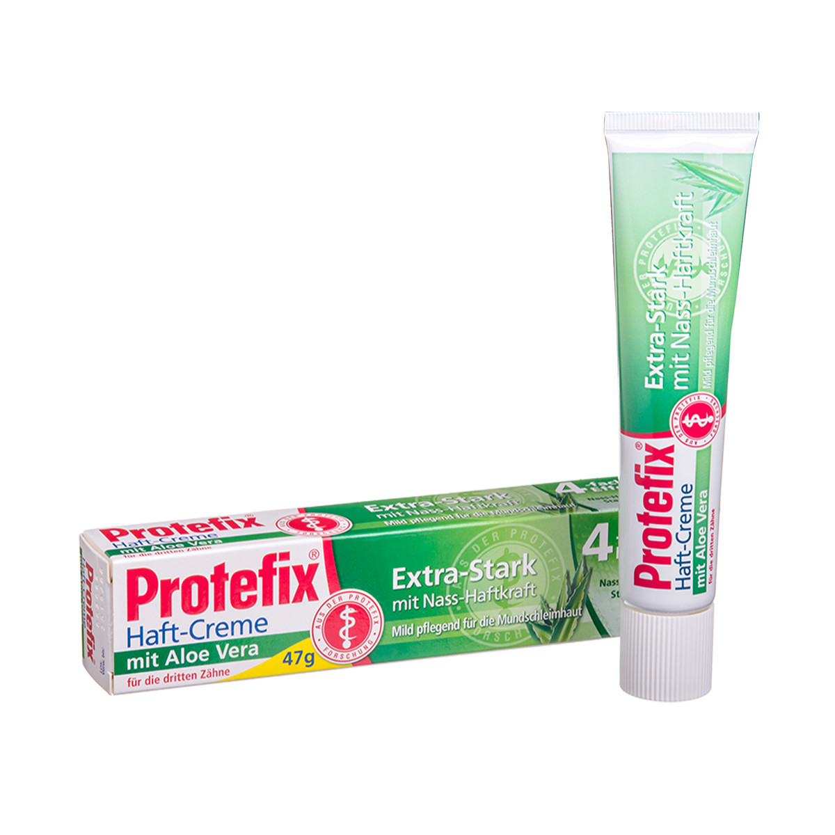 PROTEFIX HAFT-CREME ALOE VERA, fiksuojamasis kremas dantų protezams, 47 g