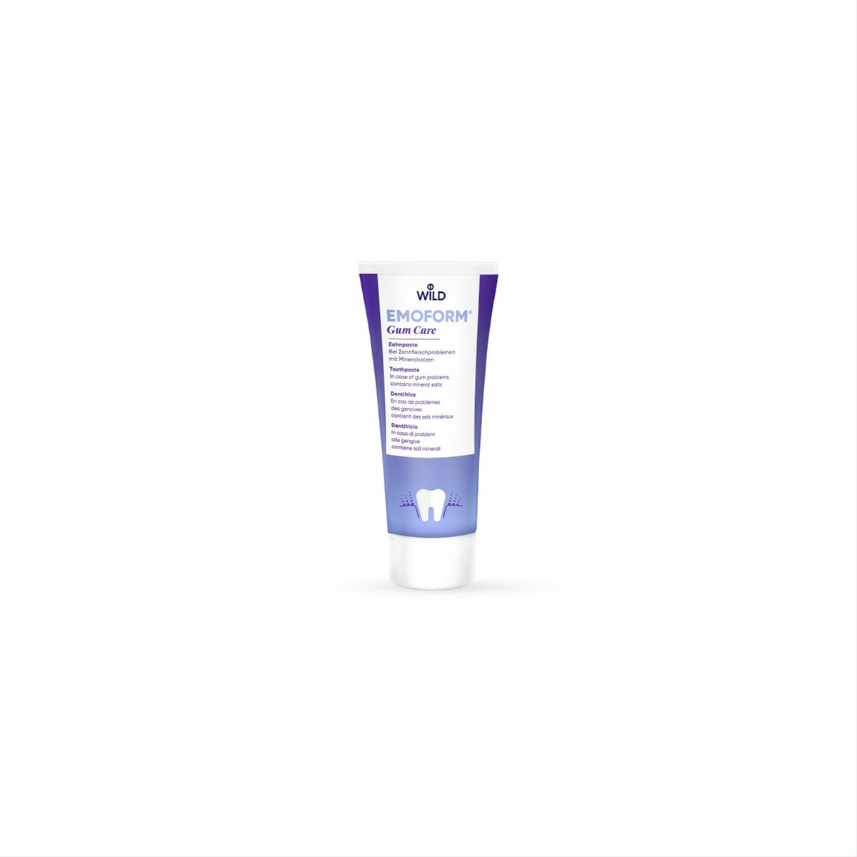 DR. WILD EMOFORM GUM CARE, dantų pasta dantenoms su mineralinėmis druskomis , 75ml