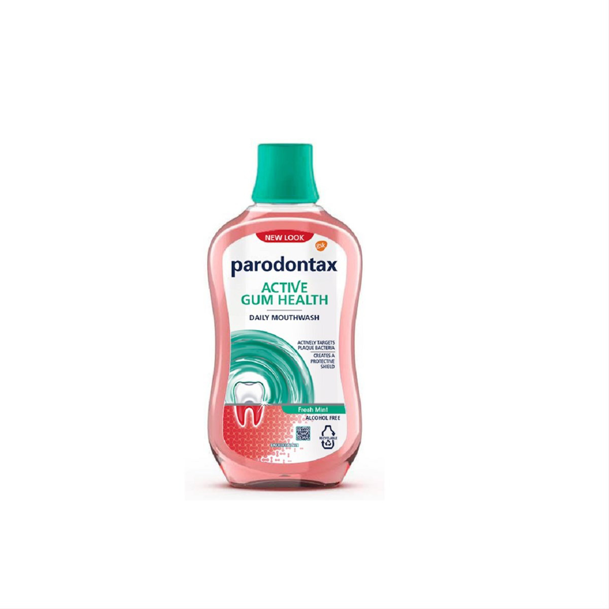 PARODONTAX ACTIVE GUM HEALTH, burnos skalavimo skystis kasdieniniam naudojimui, 500ml