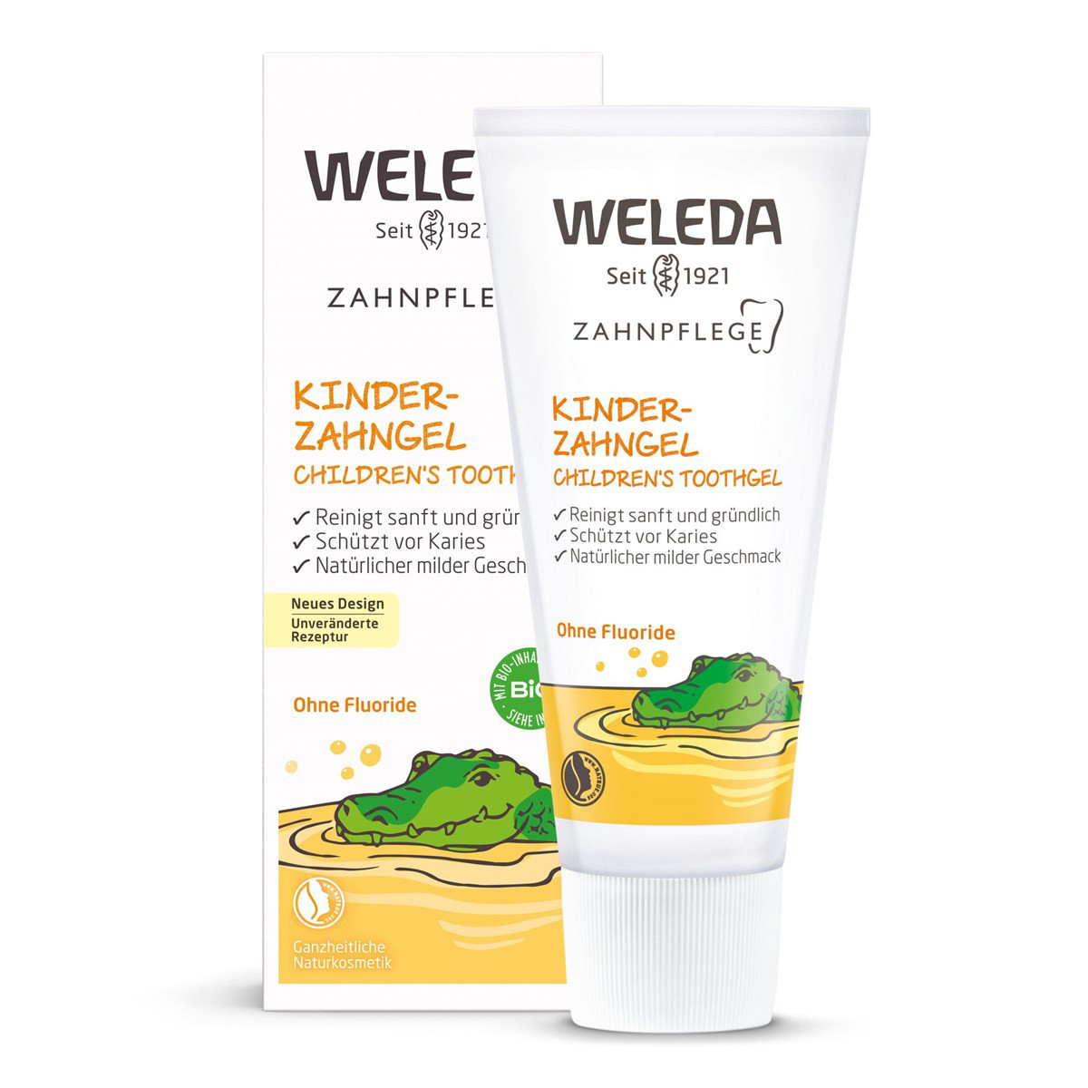 WELEDA TOOTH GEL FOR KIDS, dantų gelis pieniniams dantims, 50 ml