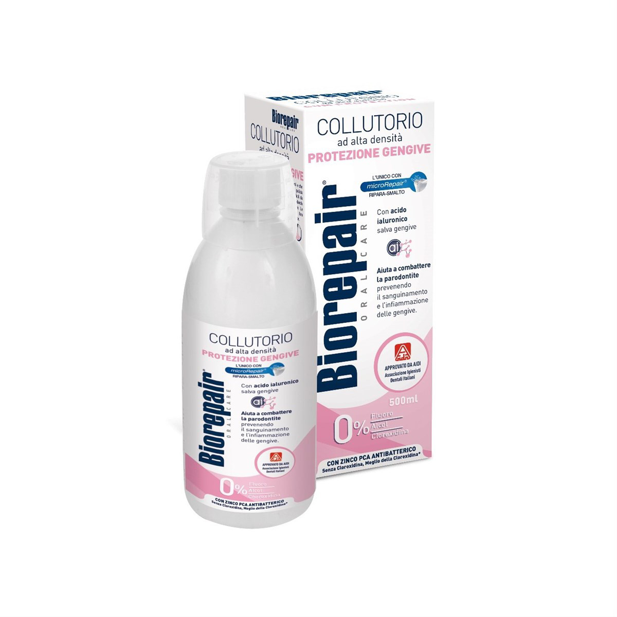 BIOREPAIR GUM PROTECTION, antibakterinis, tirštas skaliklis, 500 ml