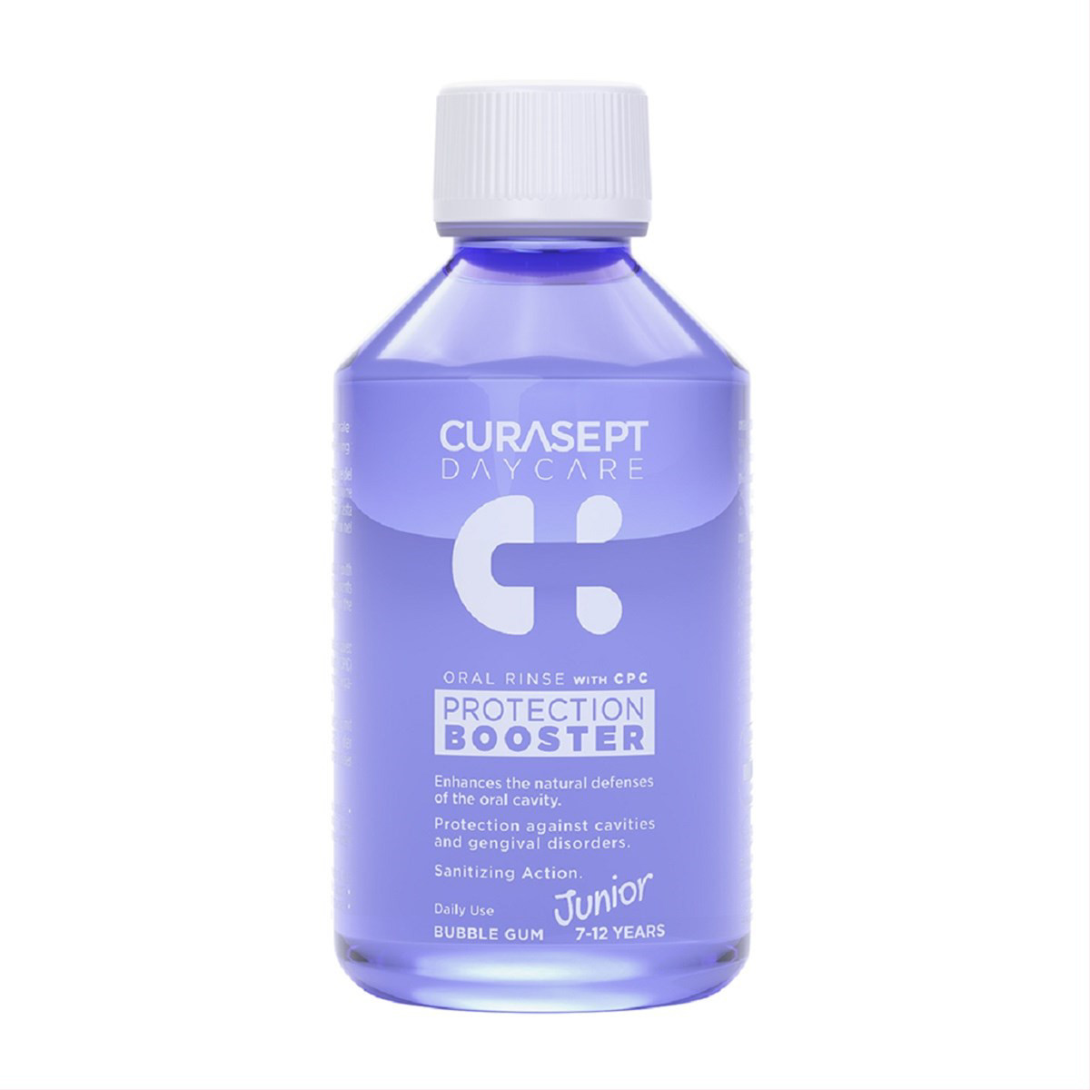 CURASEPT DAYCARE BOOSTER JUNIOR, burnos skalavimo skystis, 250ml