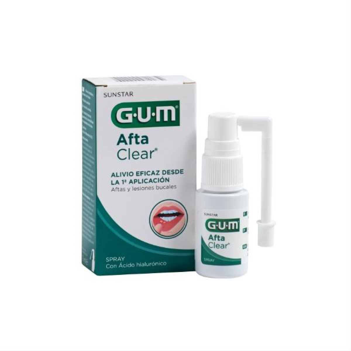 GUM AFTACLEAR, purškiklis burnos žaizdoms, 15 ml