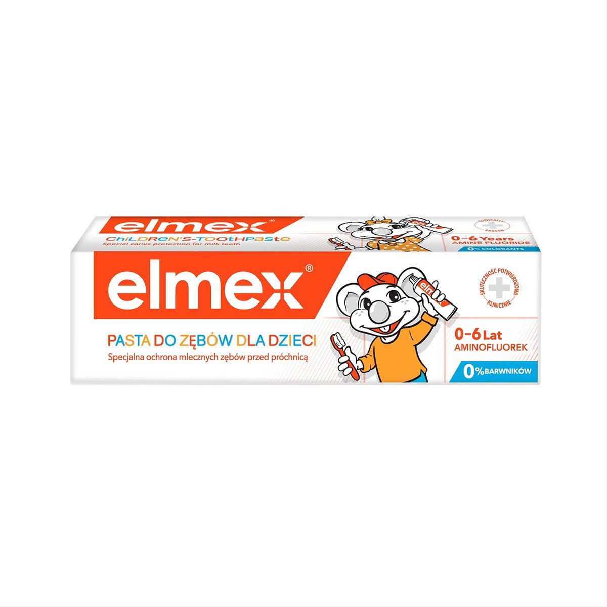 ELMEX CHILDREN, 0-6 metų, dantų pasta, 50 ml