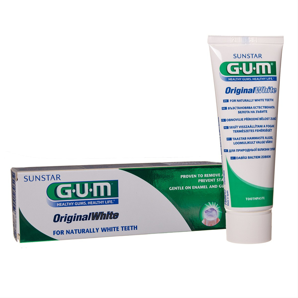 GUM ORIGINAL WHITE, dantų pasta, 75 ml