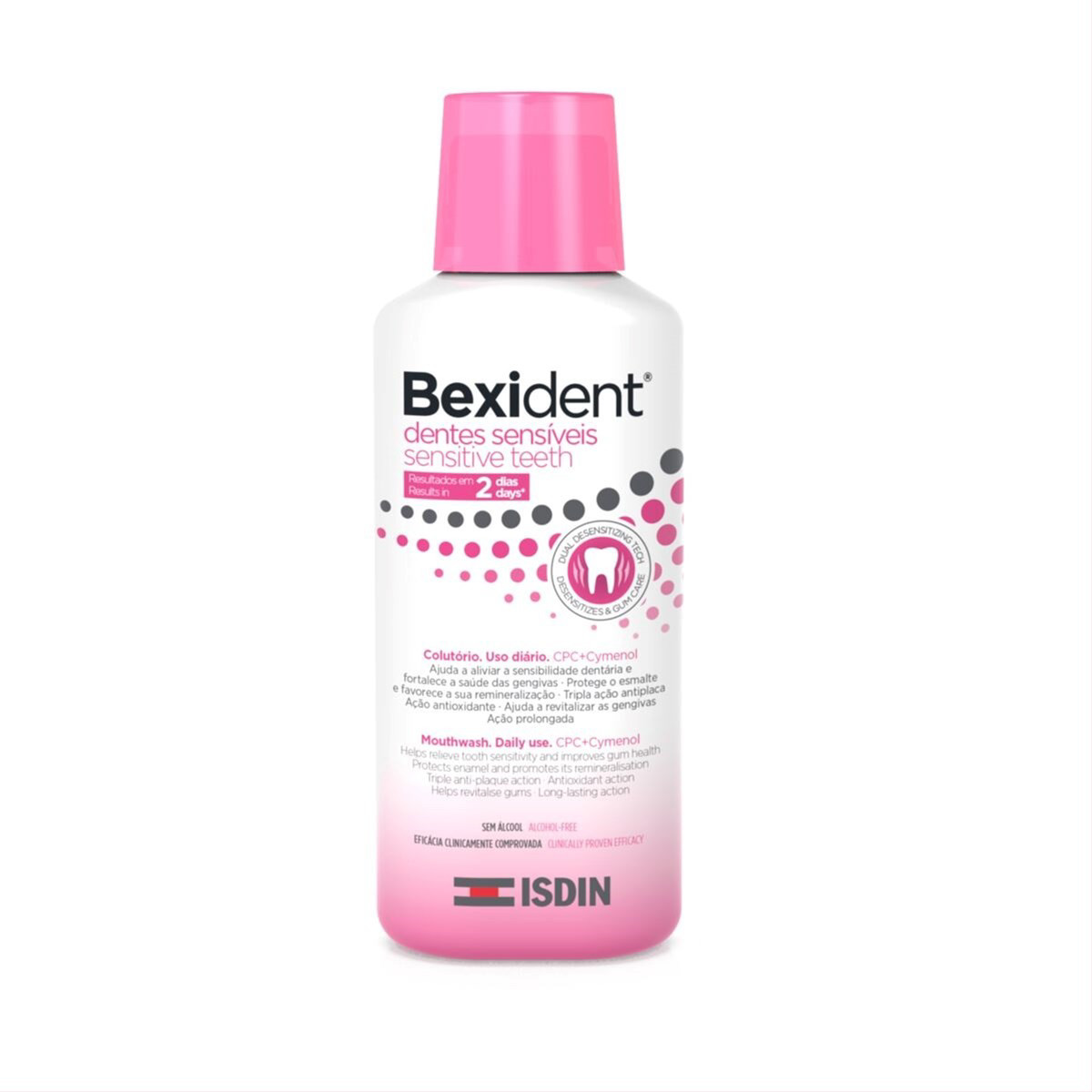 ISDIN BEXIDENT burnos skalavimo skystis jautriems dantims, 250ml