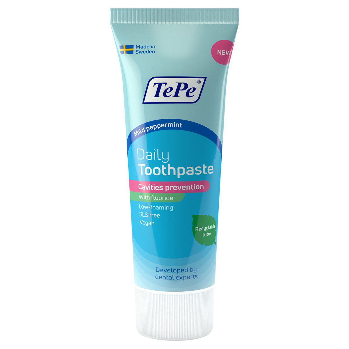 TEPE DAILY, kasdieninė dantų pasta mėtų skonio, 75ml
