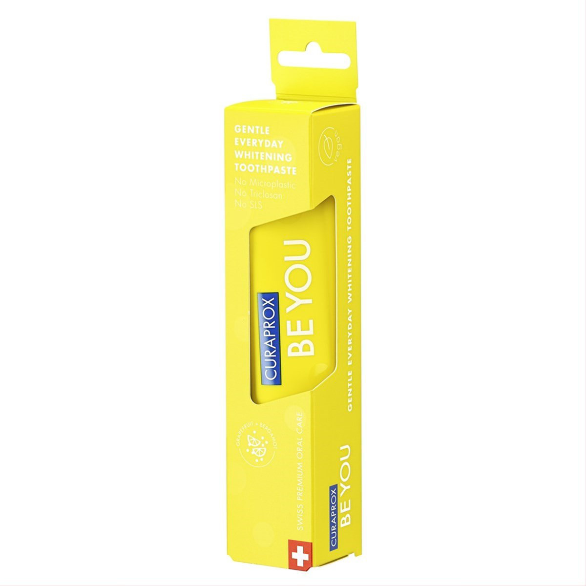 CURAPROX BE YOU, natūraliai balinanti kasdienė dantų pasta, greipfrutų, bergamočių ir mėtų skonio, 60 ml