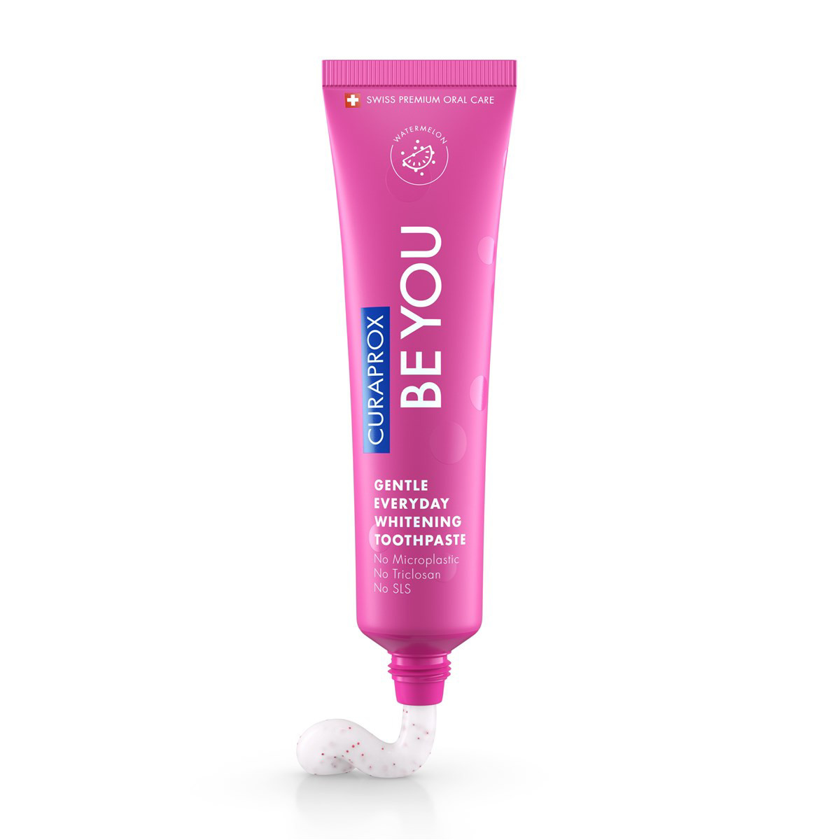 CURAPROX BE YOU, natūraliai balinanti kasdienė dantų pasta, arbūzų ir mėtų skonio, 60 ml
