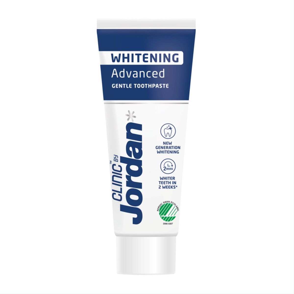 JORDAN CLINIC WHITENING ADVANCED, dantų pasta, 75ml