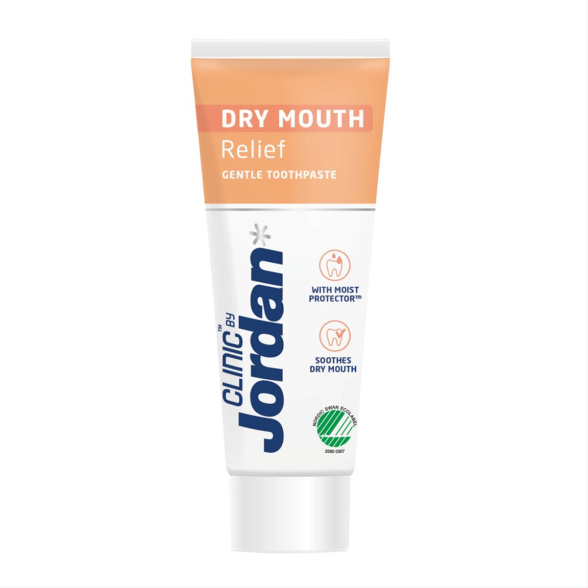 JORDAN CLINIC DRY MOUTH RELIEF, dantų pasta, 75ml