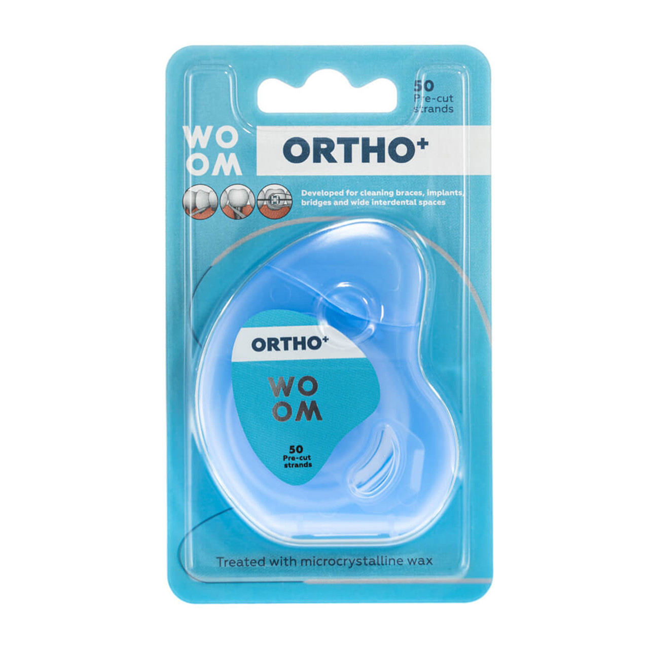 WOOM ORTHO+ tarpdančių siūlas, 30 m