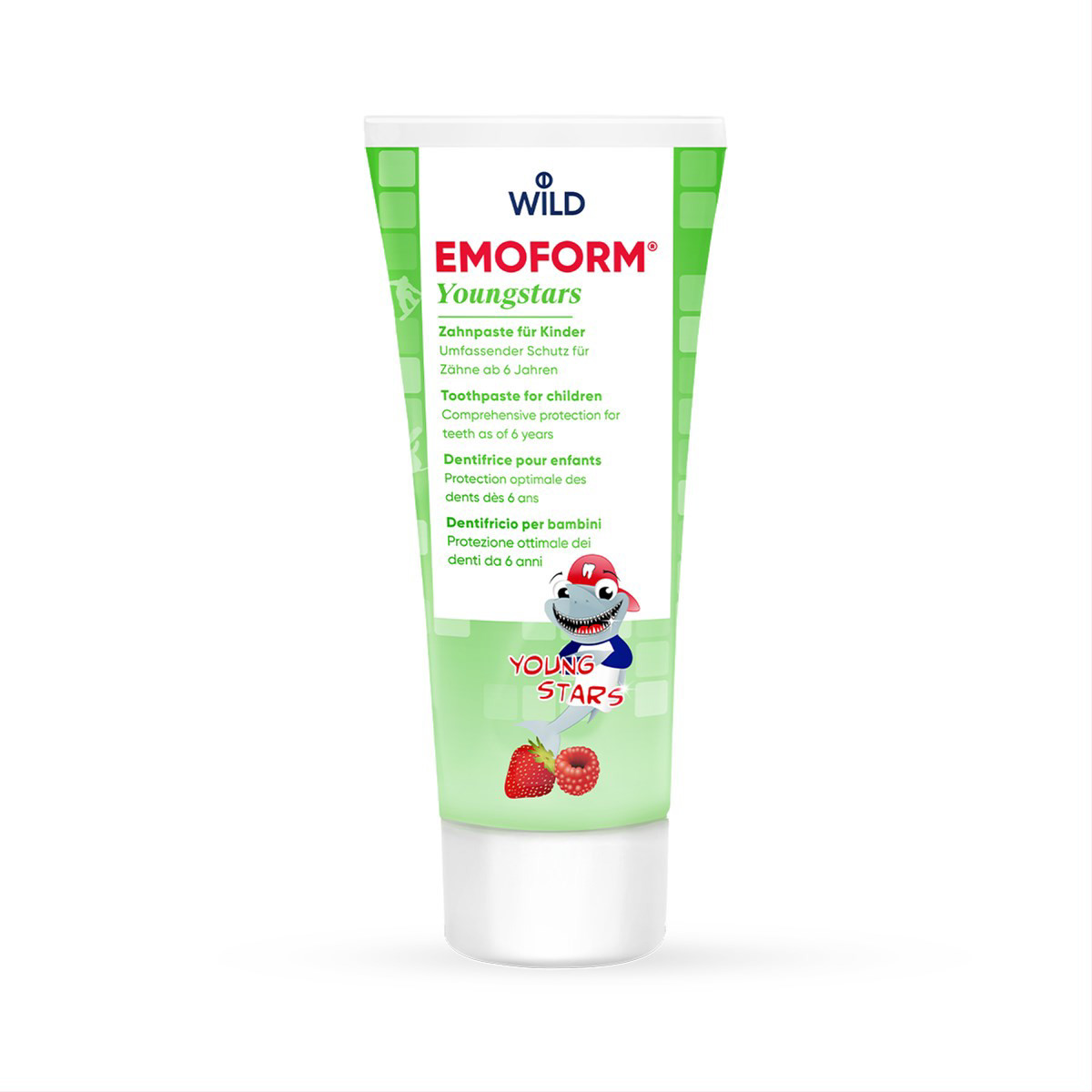 DR. WILD EMOFORM YOUNGSTARS. dantų pasta vaikams, 5-12 m., 75 ml