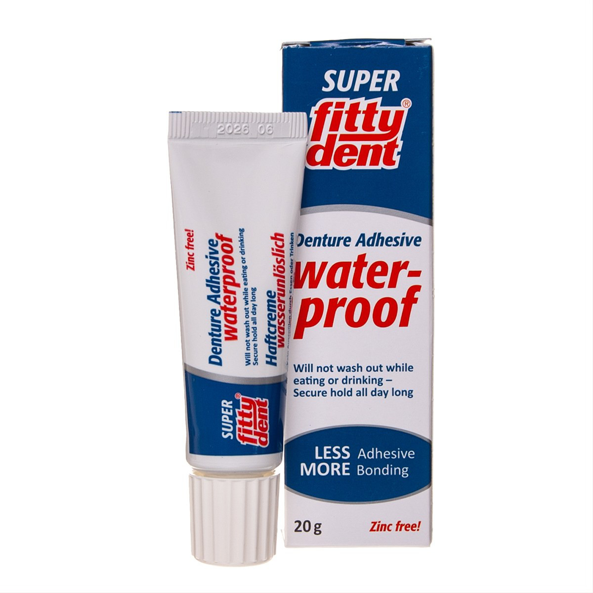 FITTYDENT SUPER, kremas dantų protezams tvirtinti, ypač stiprios fiksacijos, 20 g