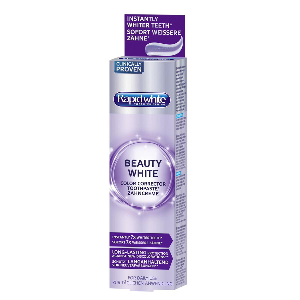 RAPID WHITE, BEAUTY WHITE, balinamoji pasta, 75ml