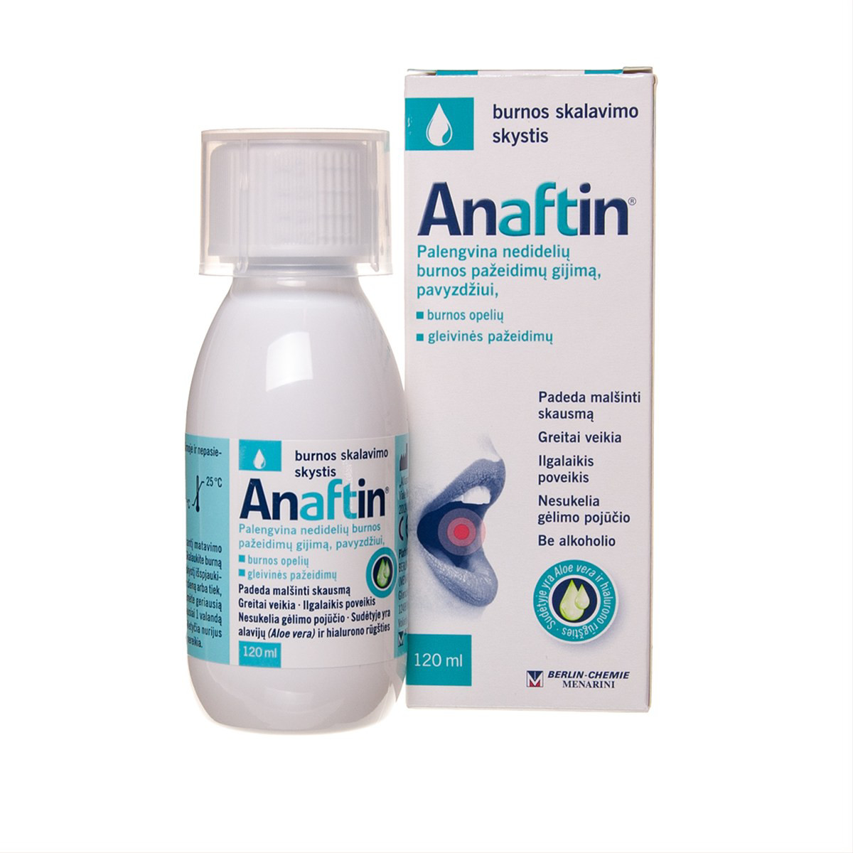 ANAFTIN, burnos skalavimo skystis, 120 ml