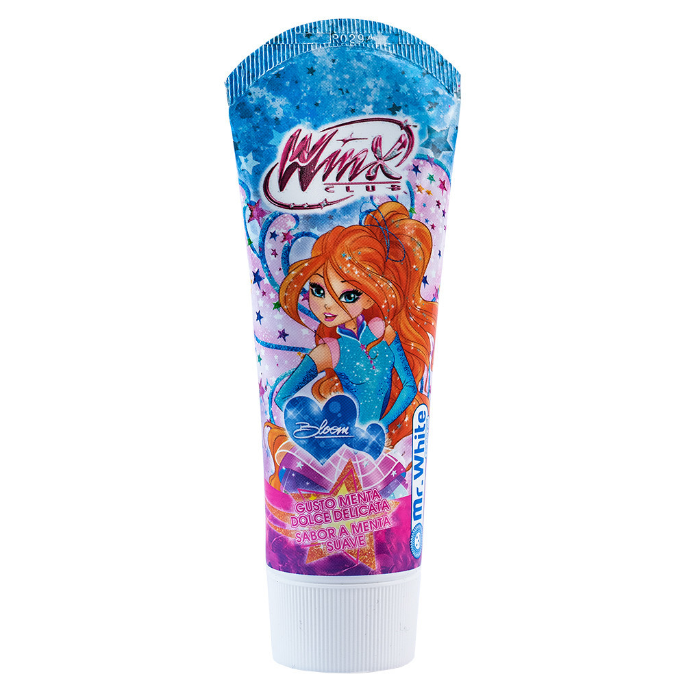 WINX dantų pasta vaikams, mėtų skonio, 3-6 m., 75 ml