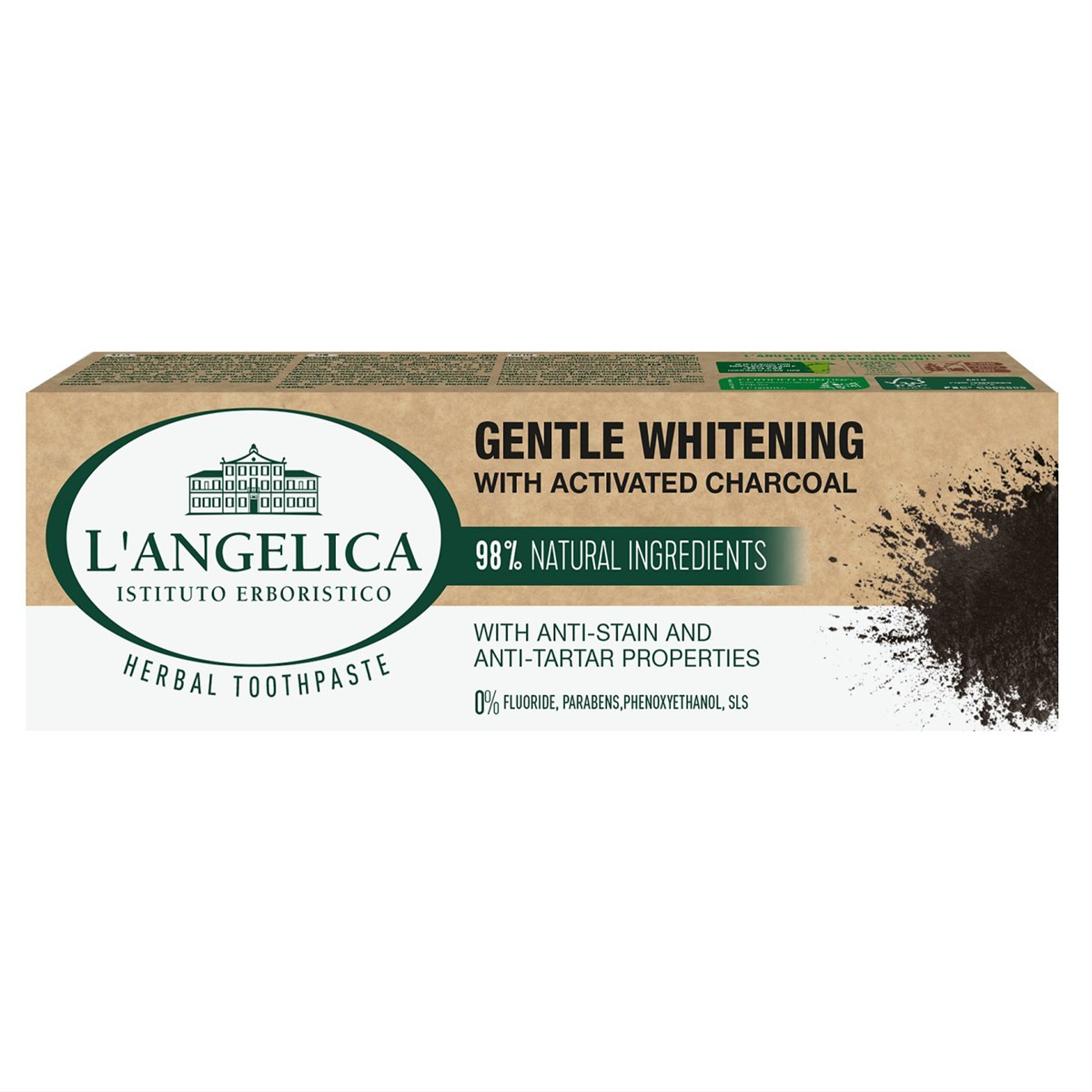 LANGELICA GENTLE WHITENING, AUGALINĖ DANTŲ PASTA DANTENŲ APSAUGAI, 75ml