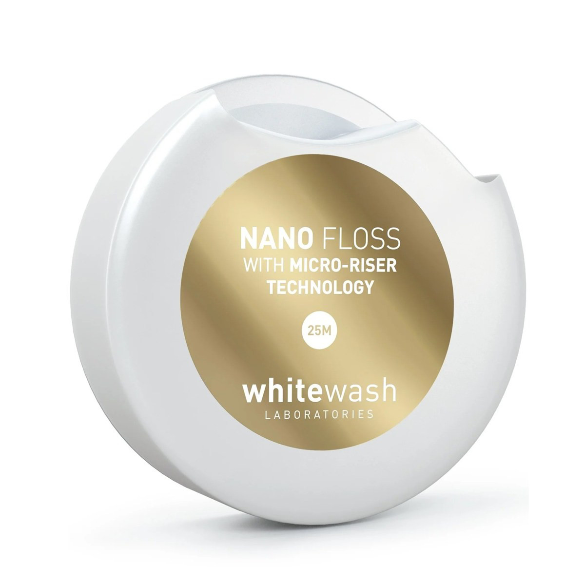 WHITEWASH NANO FLOSS, išsiplečiantis tarpdančių siūlas, 25m, 1vnt.
