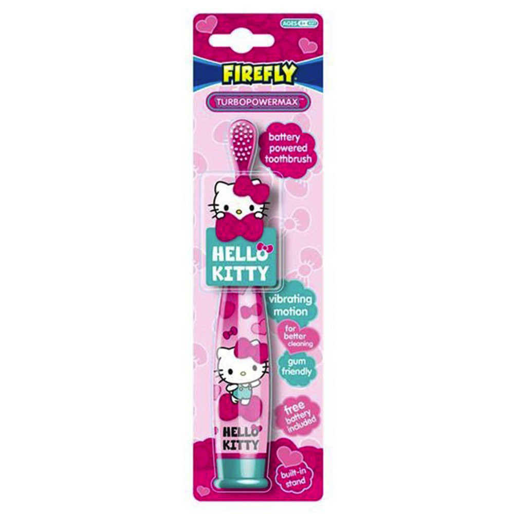 HELLO KITTY TURBO, elektrinis vibruojantis dantų šepetėlis vaikams, nuo 4 m., 1 vnt.
