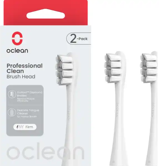 Dantų šepetėlio galvutės OCLEAN  P1C10 Pilka 2vnt.