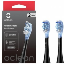 Dantų šepetėlio galvutės OCLEAN 2-PK UC02 B02 Juoda