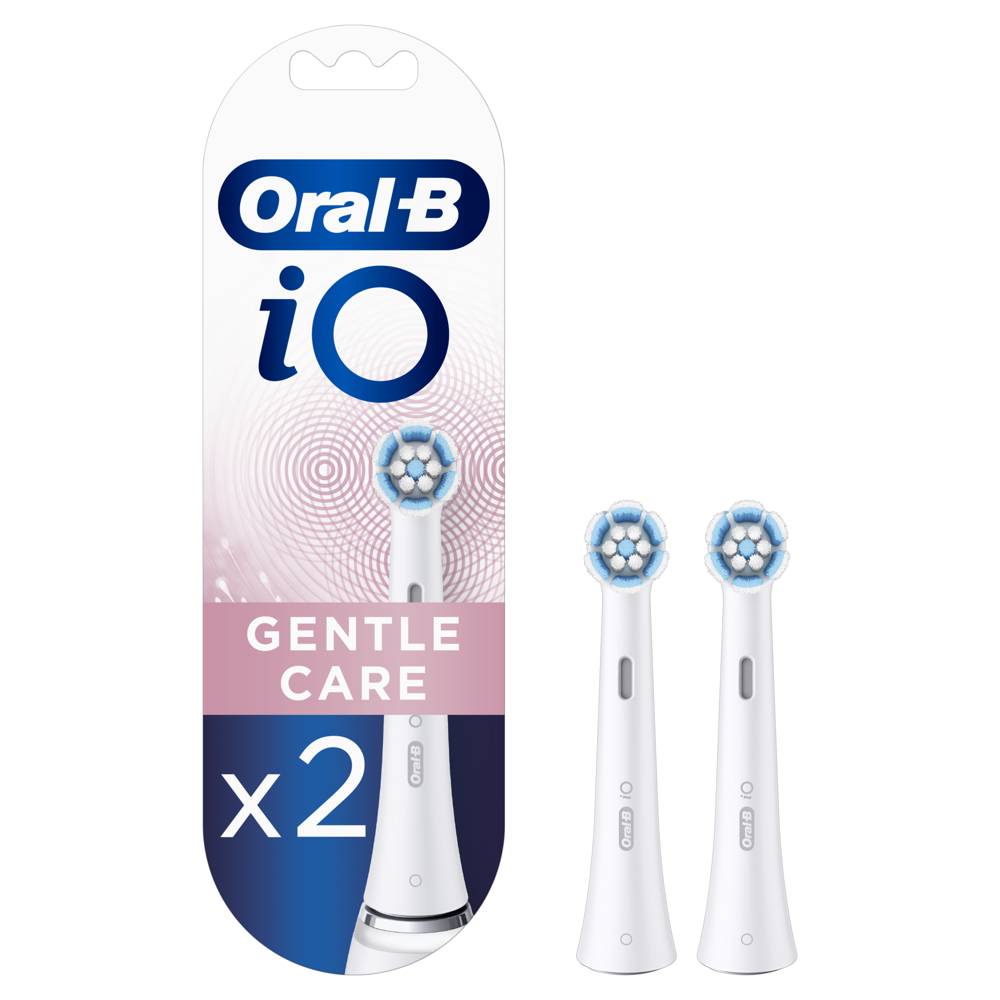 Dantų šepetėlių antgaliai SW-2 Oral-B iO Gentle Care, balti 2 vnt.