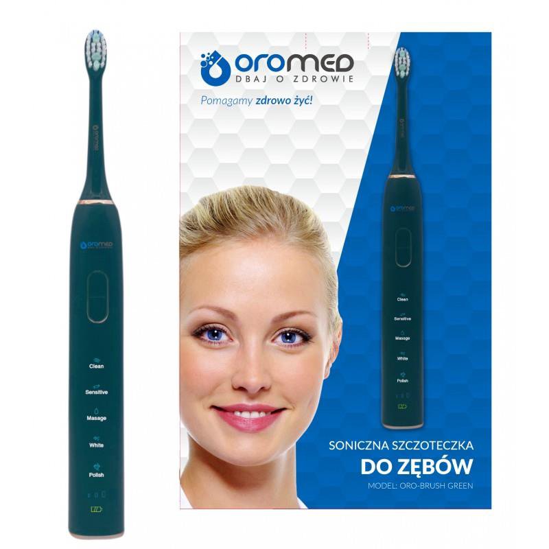 El.dantų šepetėlis Oromed ORO-BRUSH GREEN