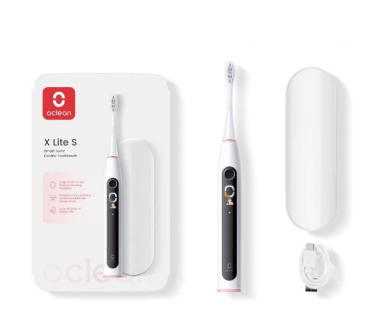 Elektrinis dantų šepetėlis Oclean  X Lite Set, pilkas