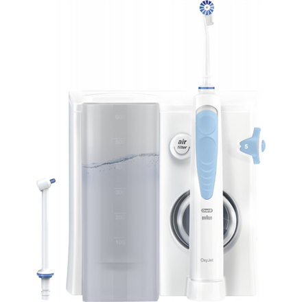 Dantų šepetėlio antgalis Oral-B Dental Irrigator  OxyJet MD20  600 ml  Number of heads 2  White