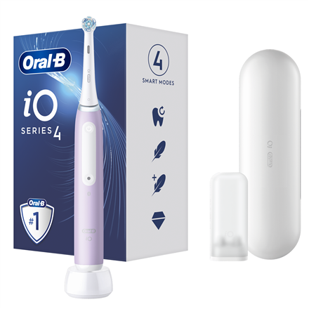 Elektrinis dantų šepetėlis Oral-B  Electric Toothbrush  iO4  Rechargeable  For adults  Number o